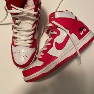 Dunk high red used size 7